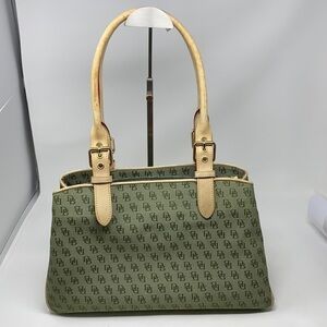 𝅺GREEN Dooney & Bourke Satchel bag purse